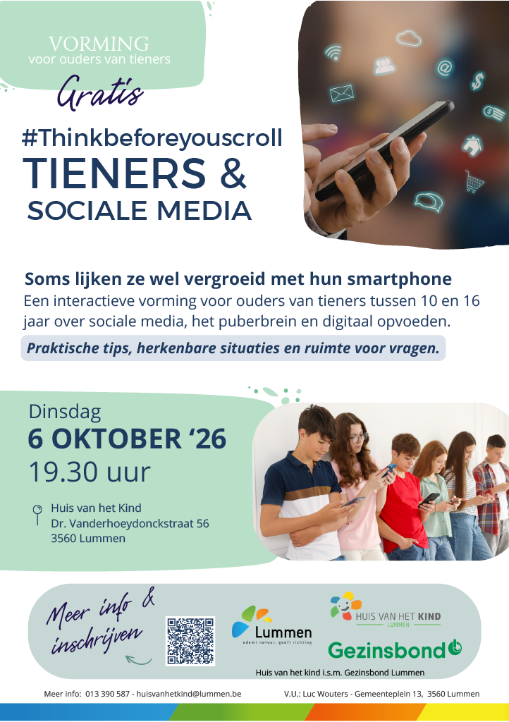 Flyer Think before you scroll