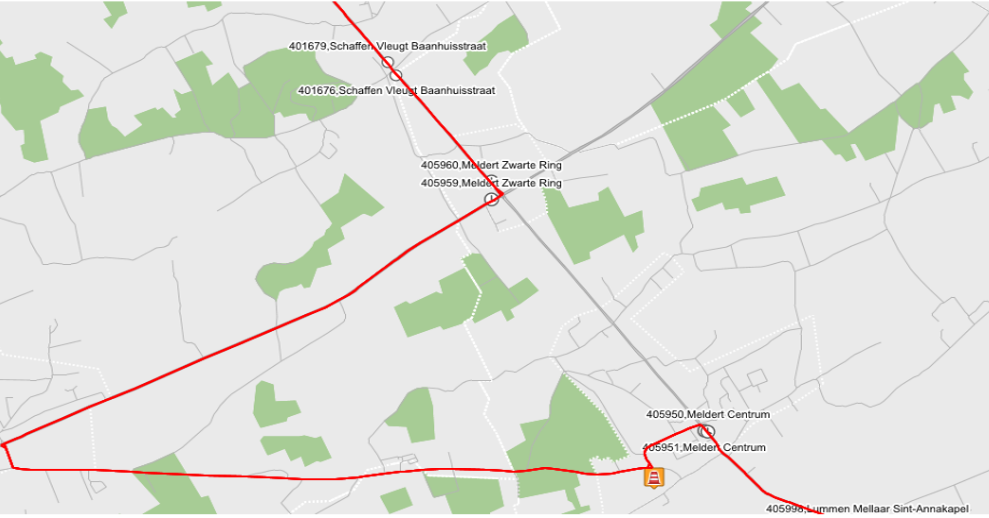 Omleiding bussen De Lijn werken Zelemsebaan en Meldertsebaan van 1 september