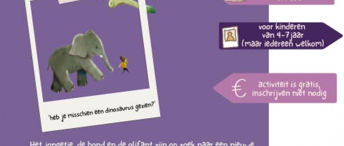 dino gezien? © Bib Lummen
