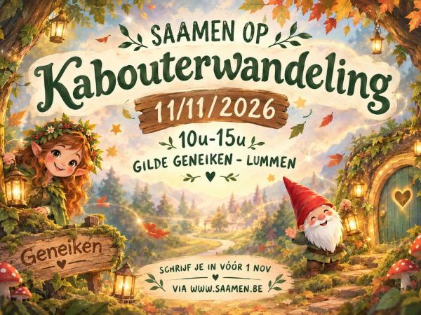 Saamen op kabouterwandeling © Saamen