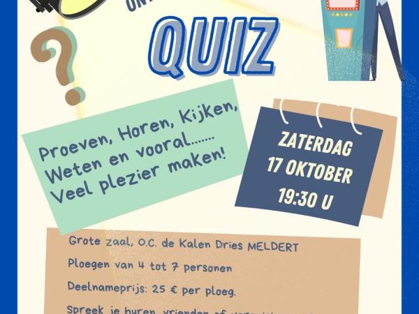 Onspannende, ludieke Quiz MBM Meldert (Lummen) © vzw Mannenbond Meldert