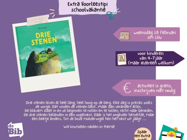 Voorleestipi krokusvakantie © Bib Lummen