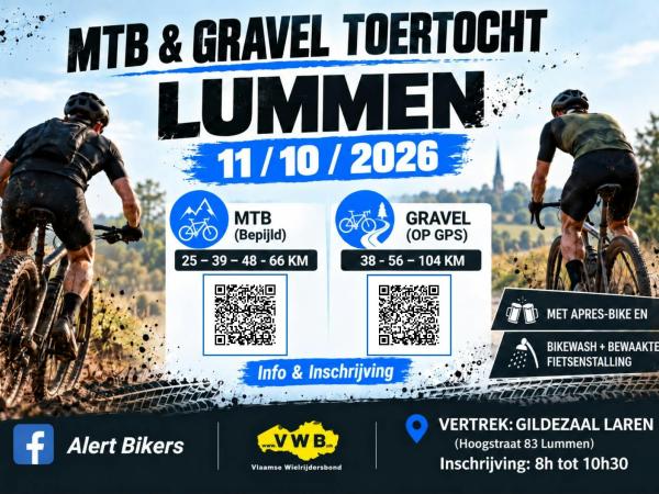 MTB & GRAVEL TOERTOCHT LUMMEN © Alertbikers