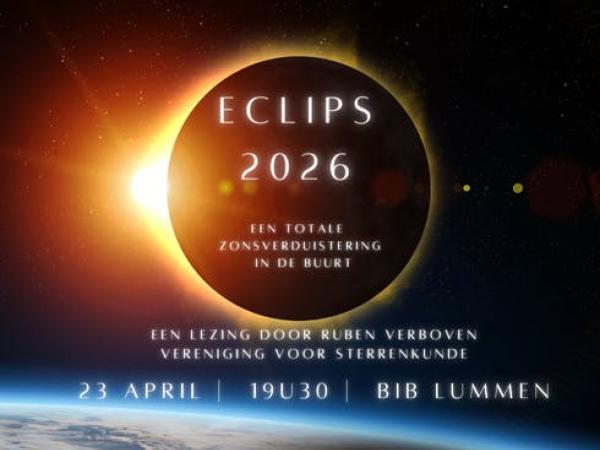 Eclips 2026 : een totale  zonsverduistering  in de buurt © Bib Lummen
