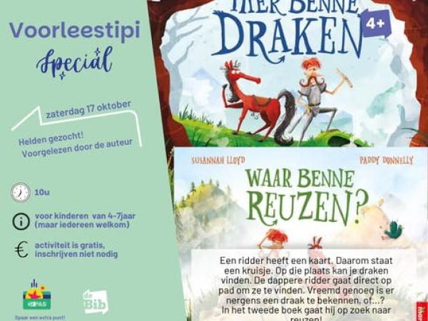 Voorleestipi: Helden gezocht, voorgelezen door Paddy Donnelly © BibLummen