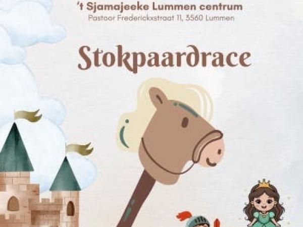 Stokpaardrace - kinderactiviteit © Gemeentebestuur Lummen