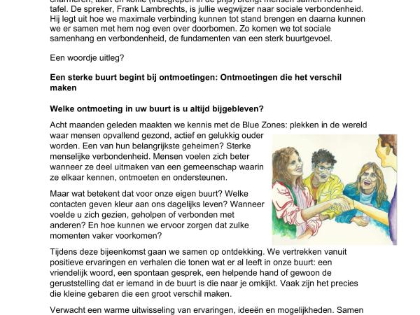 Blue Zones: De kracht van sociale samenhang © BIN Geneiken
