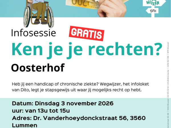 Infosessie "Ken jij je rechten?" © Dito vzw