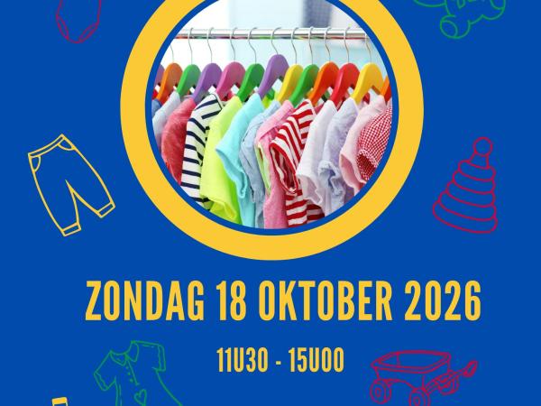 tweedehandsbeurs voor kinderkleding en - speelgoed © Gezinsbond