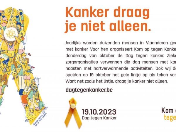 19 oktober Dag tegen kanker