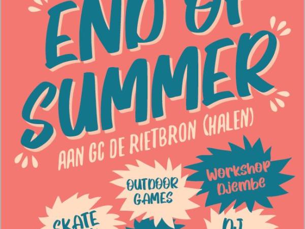Kom de ‘End Of Summer’ vieren op maandag 30 augustus 2021!