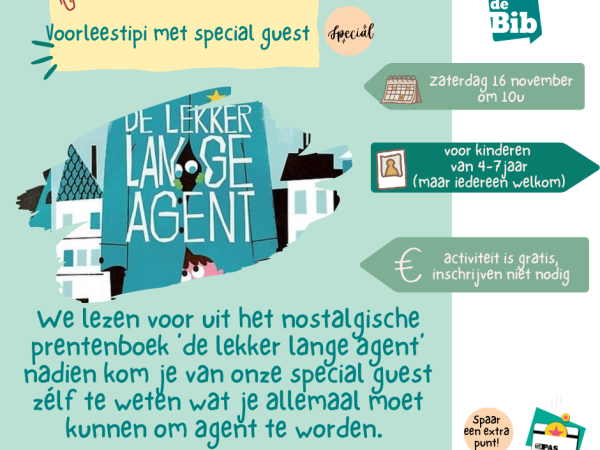 Voorleestipi: De lange agent