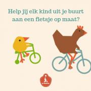 Logo Op Wielekes - help een kind