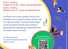 Knuffelturnen najaar 2025 © Gemeente Lummen Knuffelturnen najaar 2025 © Gemeente Lummen